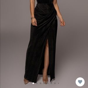 Beautiful JLux wrap maxi skirt brand new